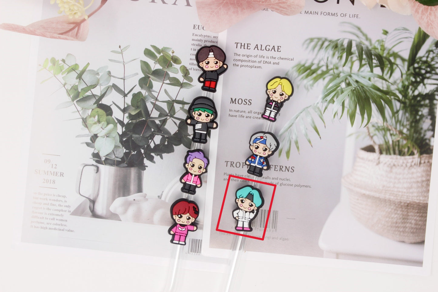 BTS Collection Straw toppers
