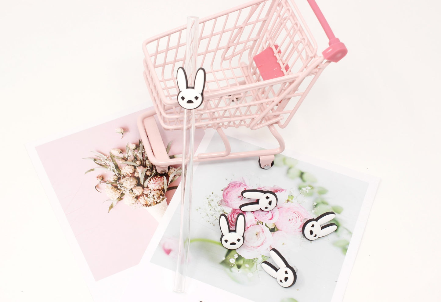 Bad Bunny Collection Straw toppers