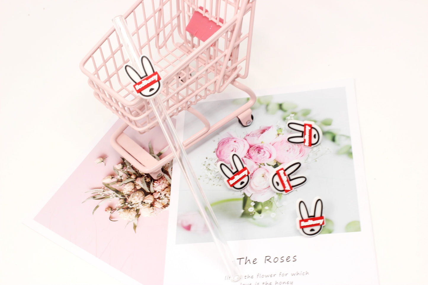Bad Bunny Collection Straw toppers