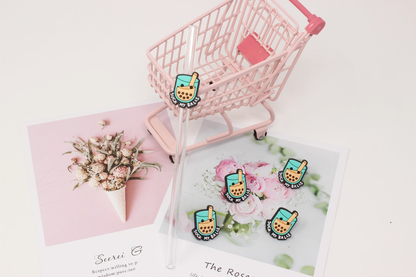 Boba Lover Collection Straw toppers