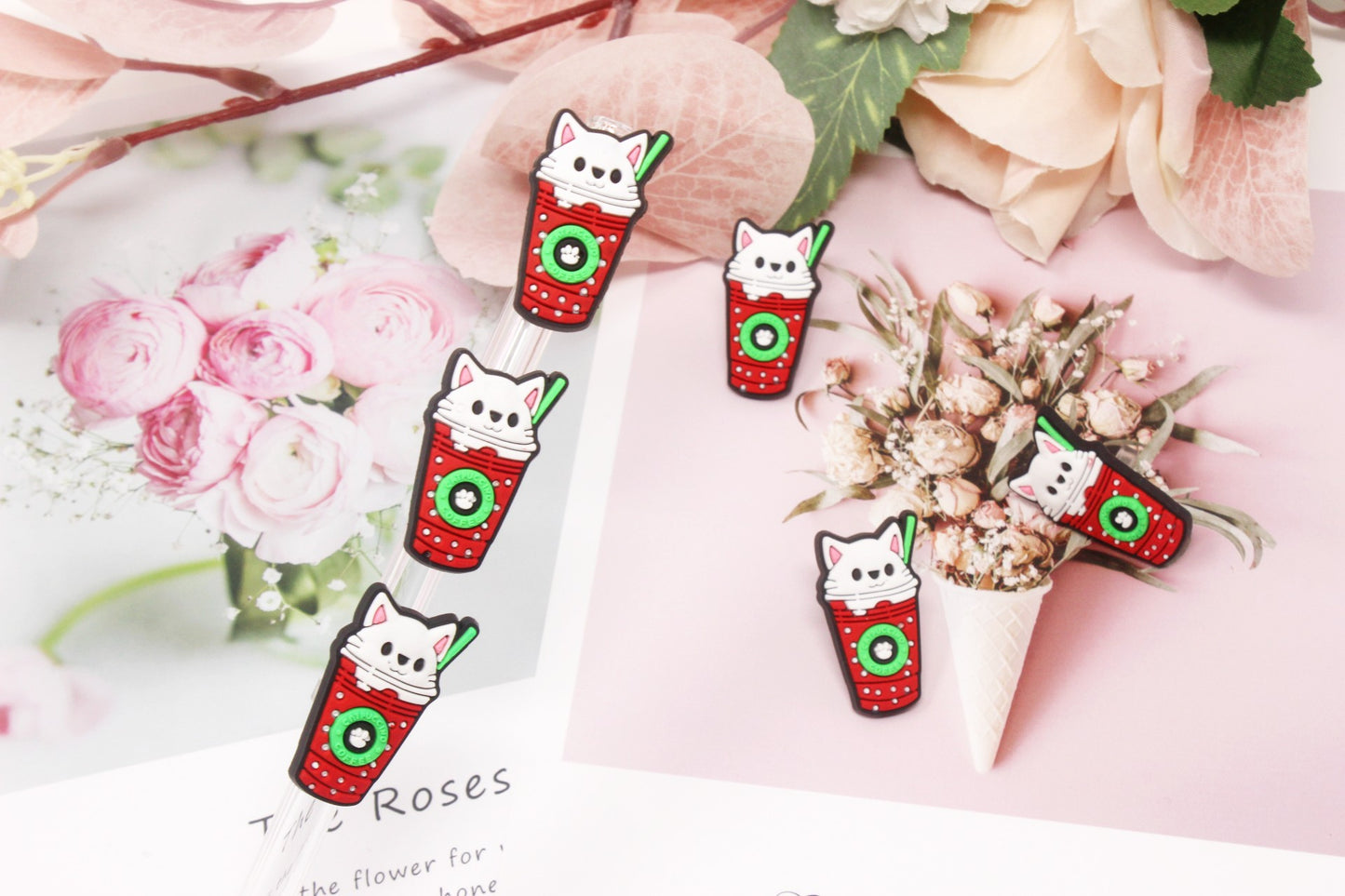 CATppuccino Collection Straw toppers