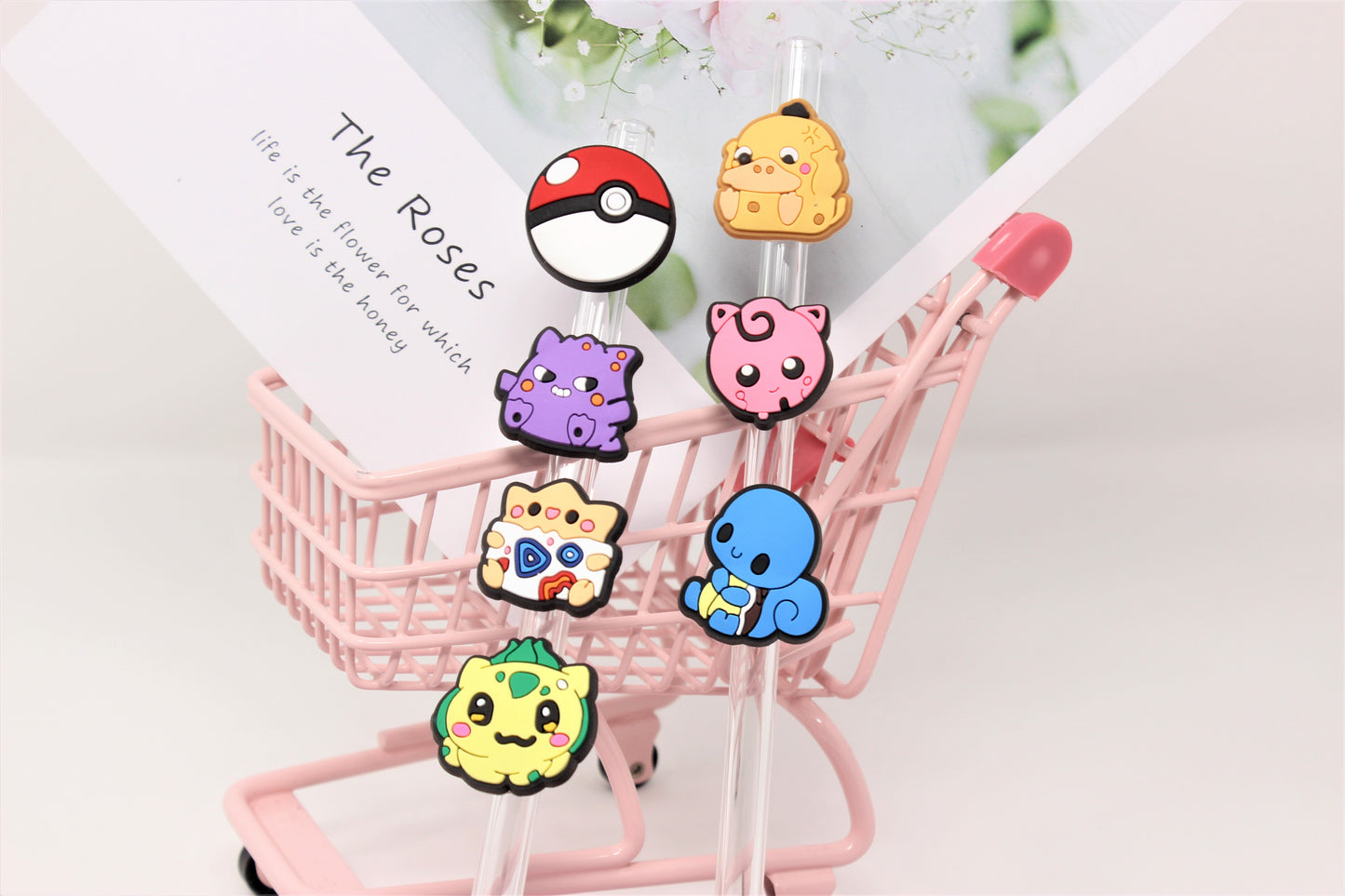 Pokemon Collection Straw toppers