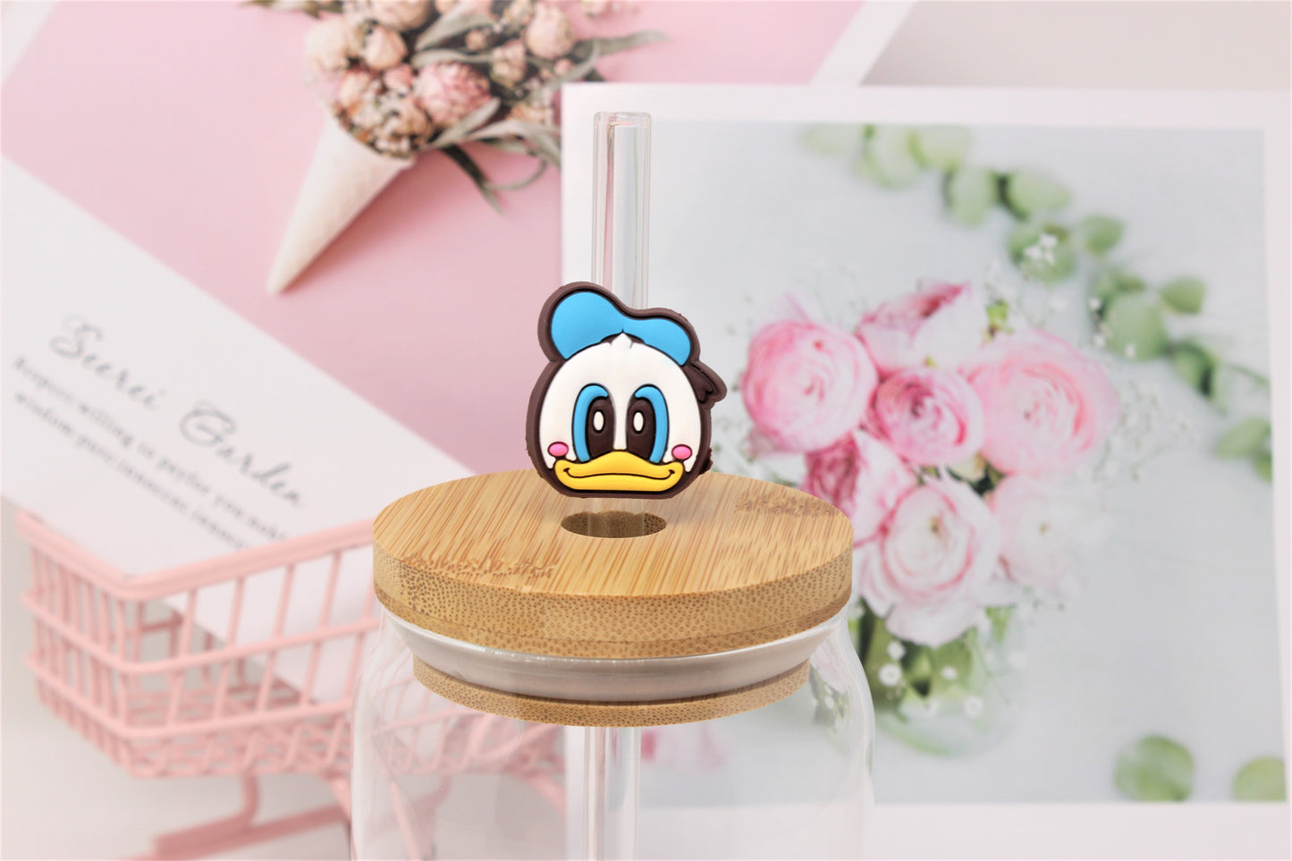 Bubbly Mouse and Friends Collection Straw toppers