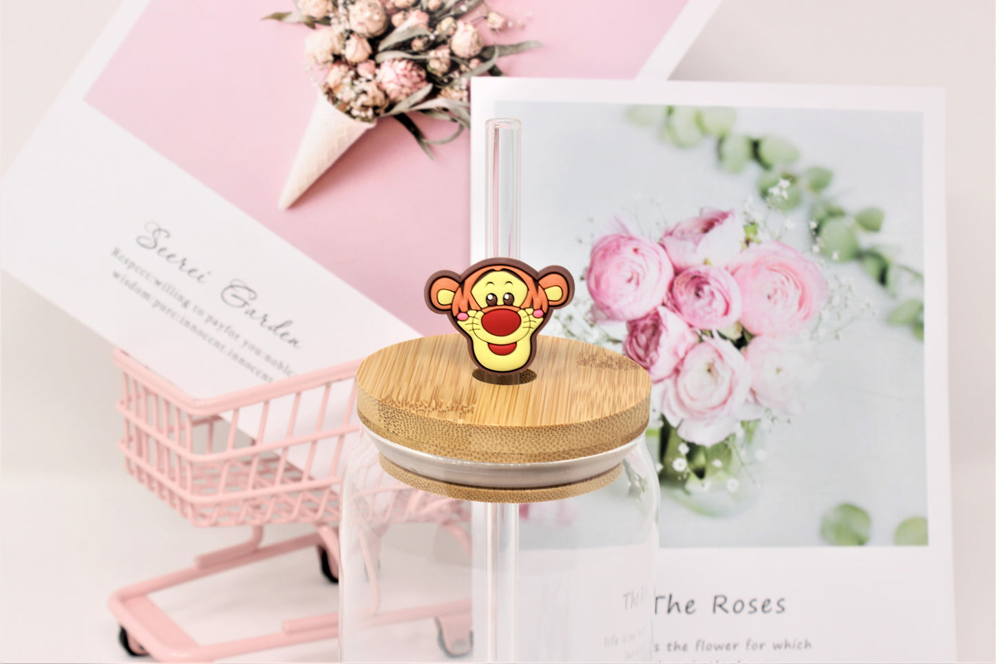 Bubbly Mouse and Friends Collection Straw toppers