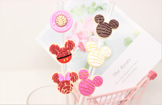 Pan Dulce Characters Collection Straw toppers
