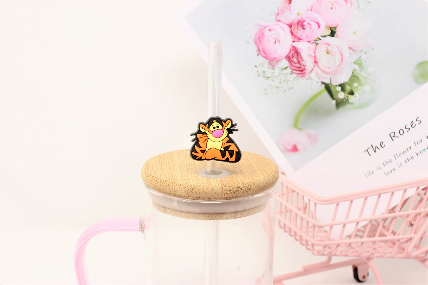 Teddy Bear and Friends Collection Straw toppers