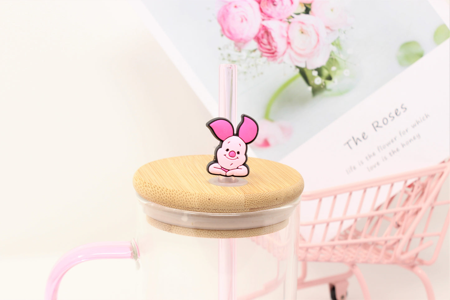 Teddy Bear and Friends Collection Straw toppers