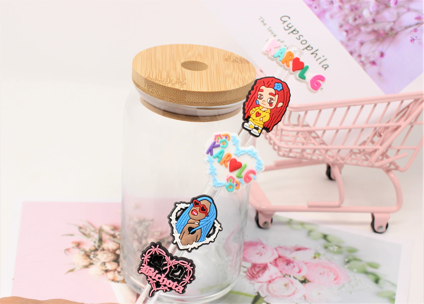 Karol G. Collection Straw toppers