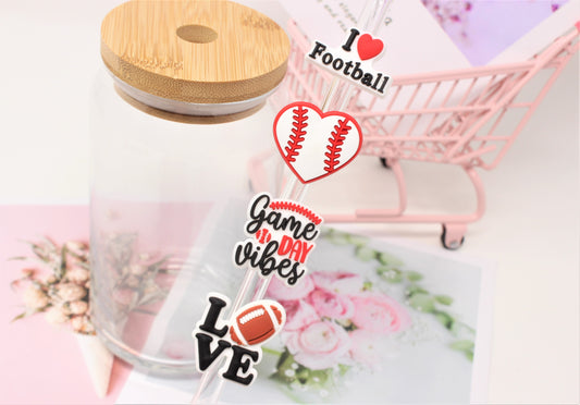Sports Collection Straw toppers