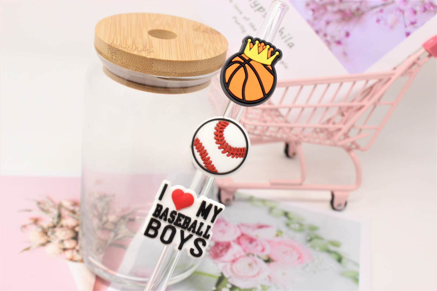 Sports Collection Straw toppers