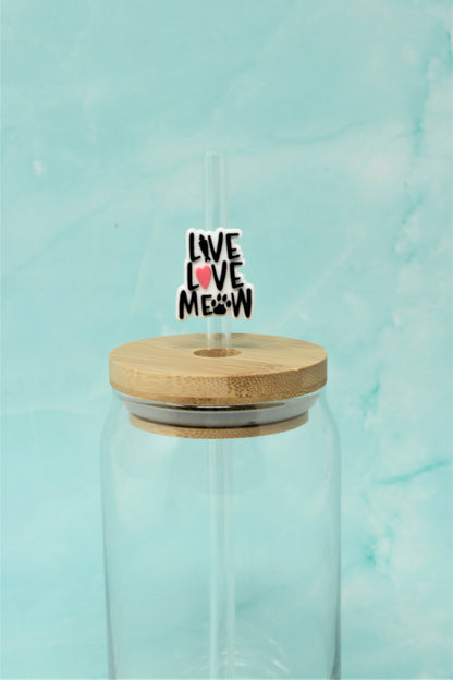 Animal Lover Collection Straw toppers