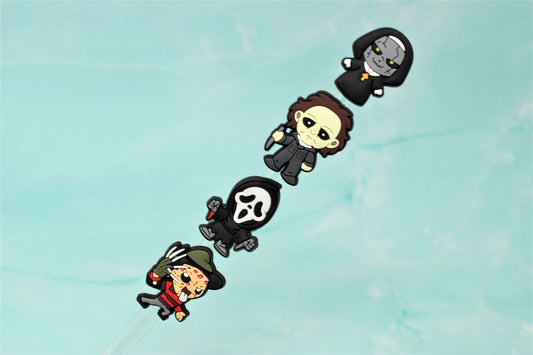 Killers Horror Halloween Collection Straw toppers