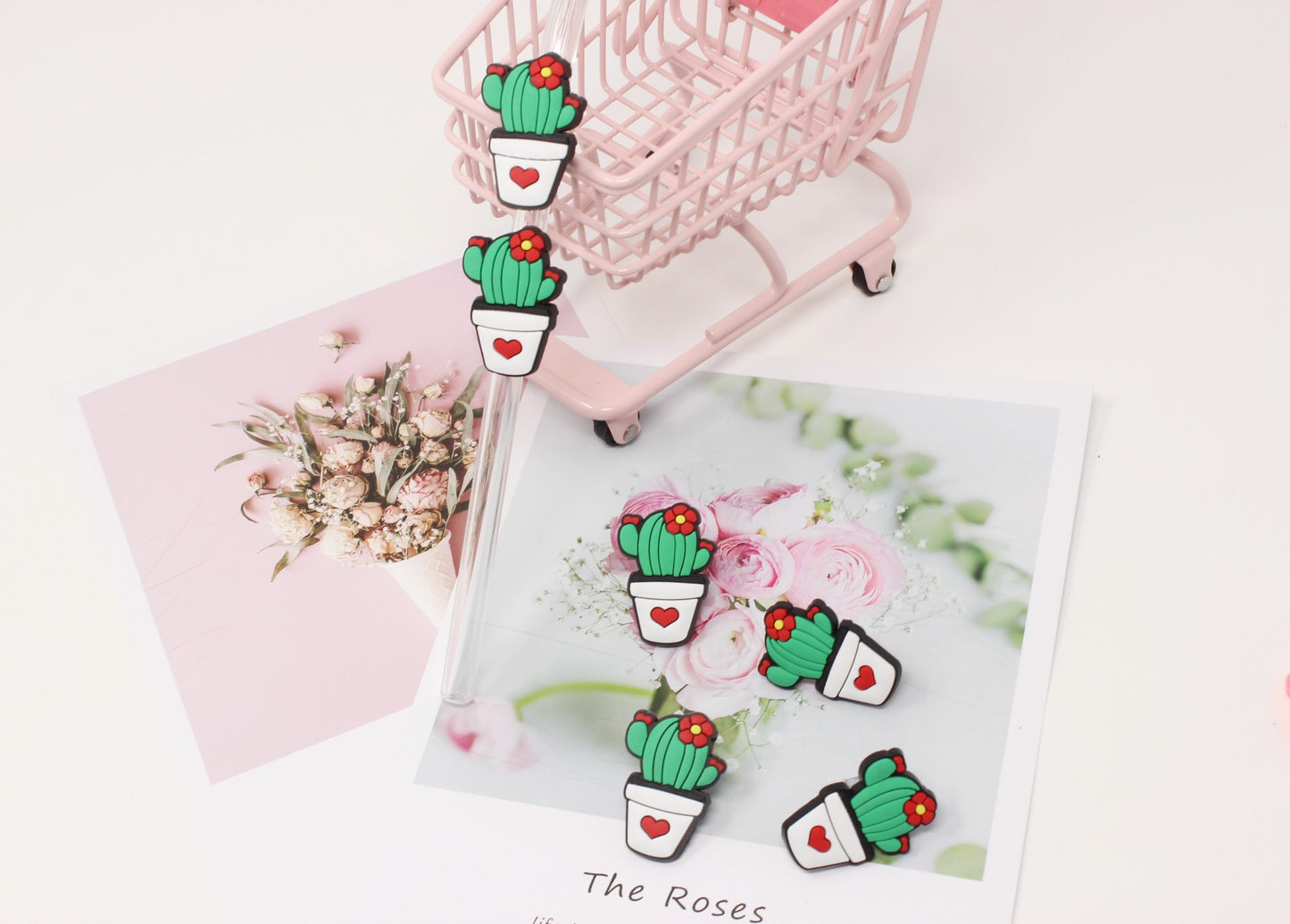 Plants & Flowers Collection Straw toppers