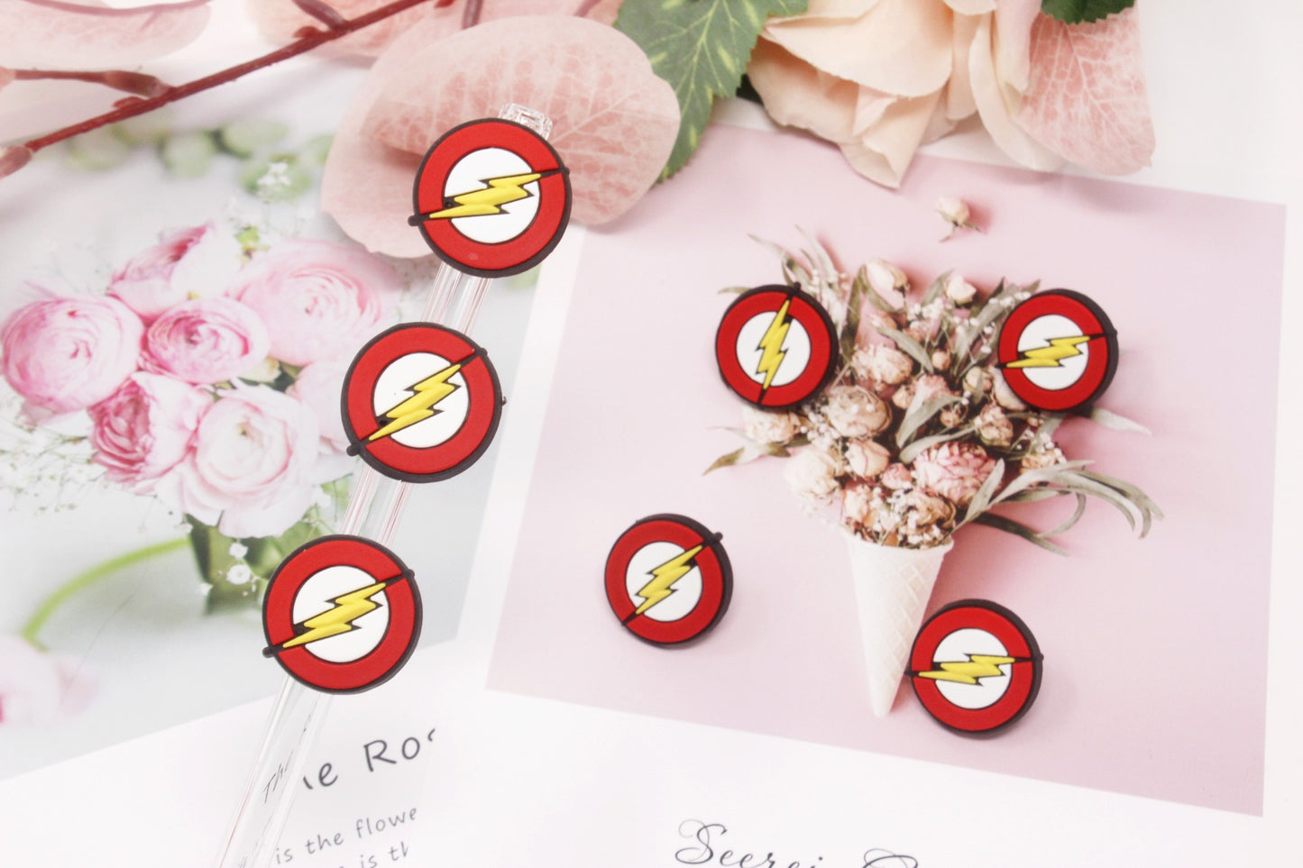 Super Heroes Collection Straw toppers