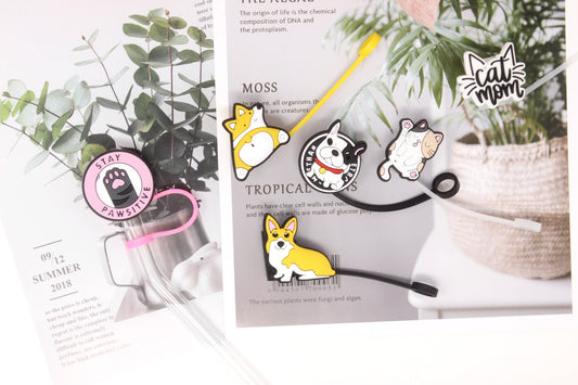 Dog & Cat Collection Straw Caps