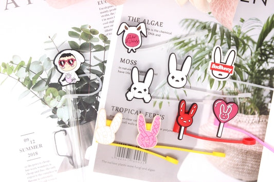 Bad Bunny Collection Straw Caps
