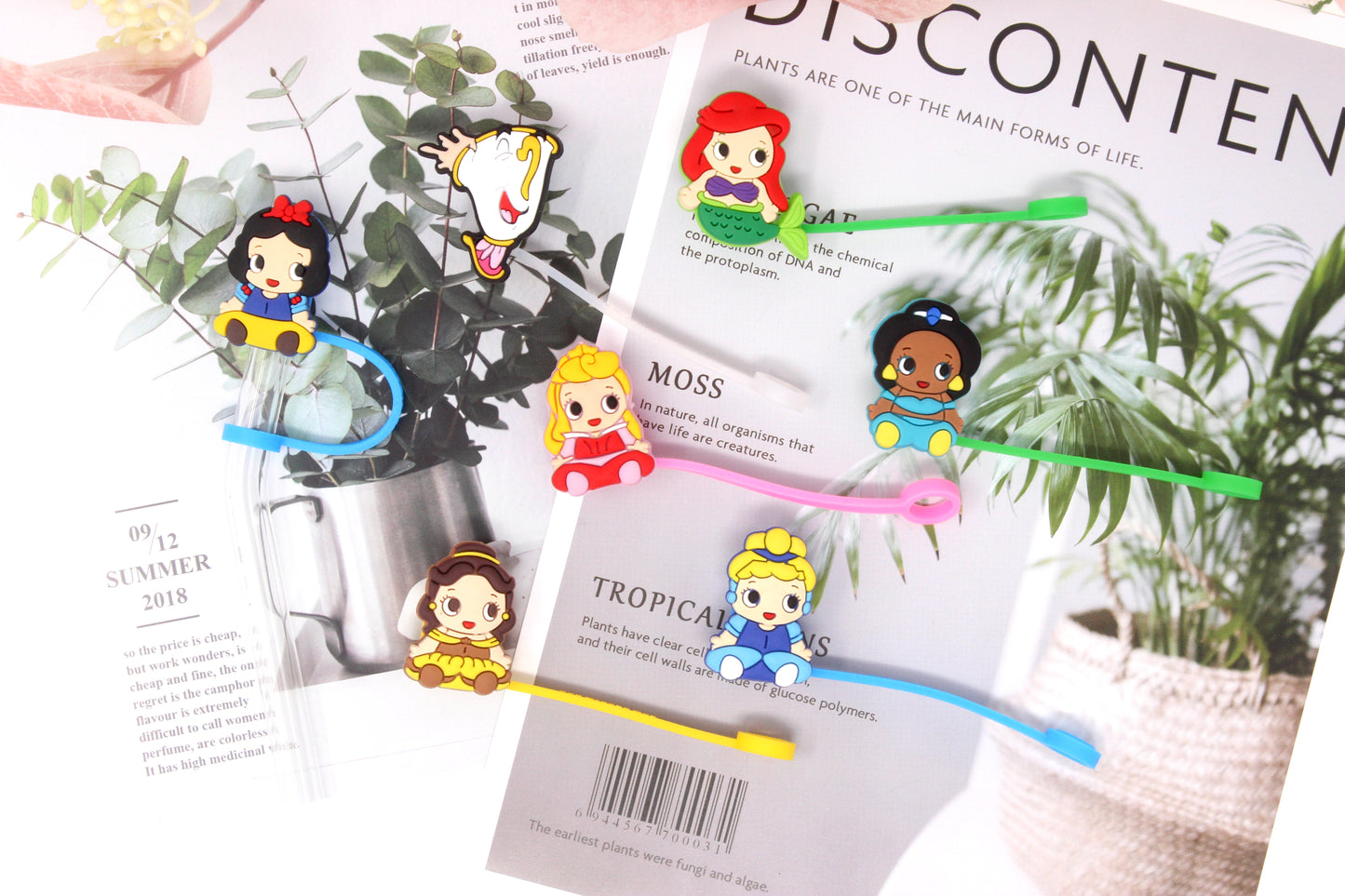 Disney Princess & Cie Collection Straw Caps