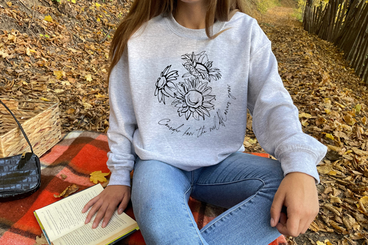 Consider How the Wildflowers Grow [DTF] | Ready to Apply | This is a Physical Product | Transfer |