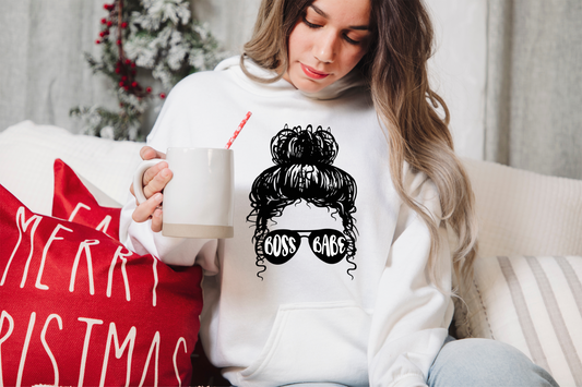 Boss Babe [Screen Print] | Ready to Apply | This is a Physical Product | Transfer |