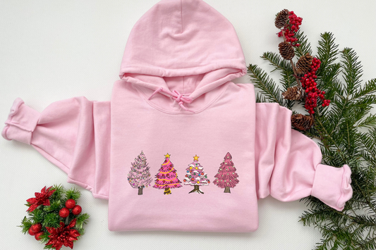 Pink Christmas Trees
