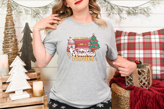 Christmas Movies [DTF] | Ready to Apply | This is a Physical Product | Transfer |