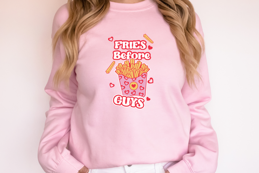 Fries before guys [DTF] | Ready to Apply | This is a Physical Product | Transfer |