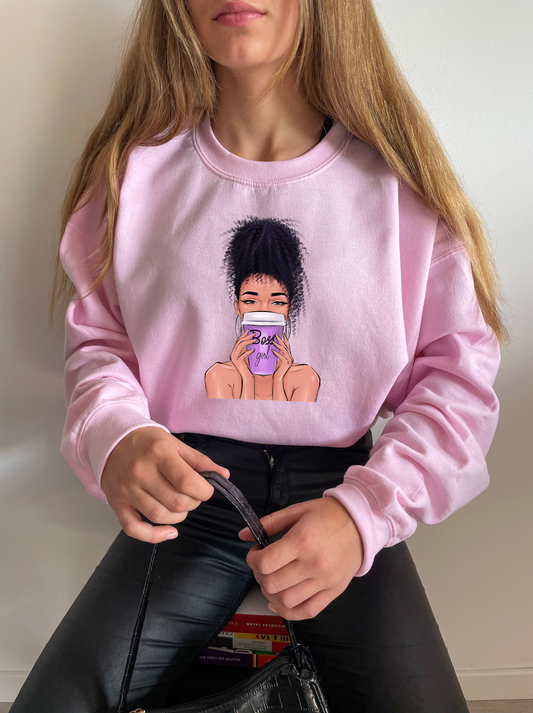 Girl Boss Coffee [DTF] | Ready to Apply | This is a Physical Product | Transfer |