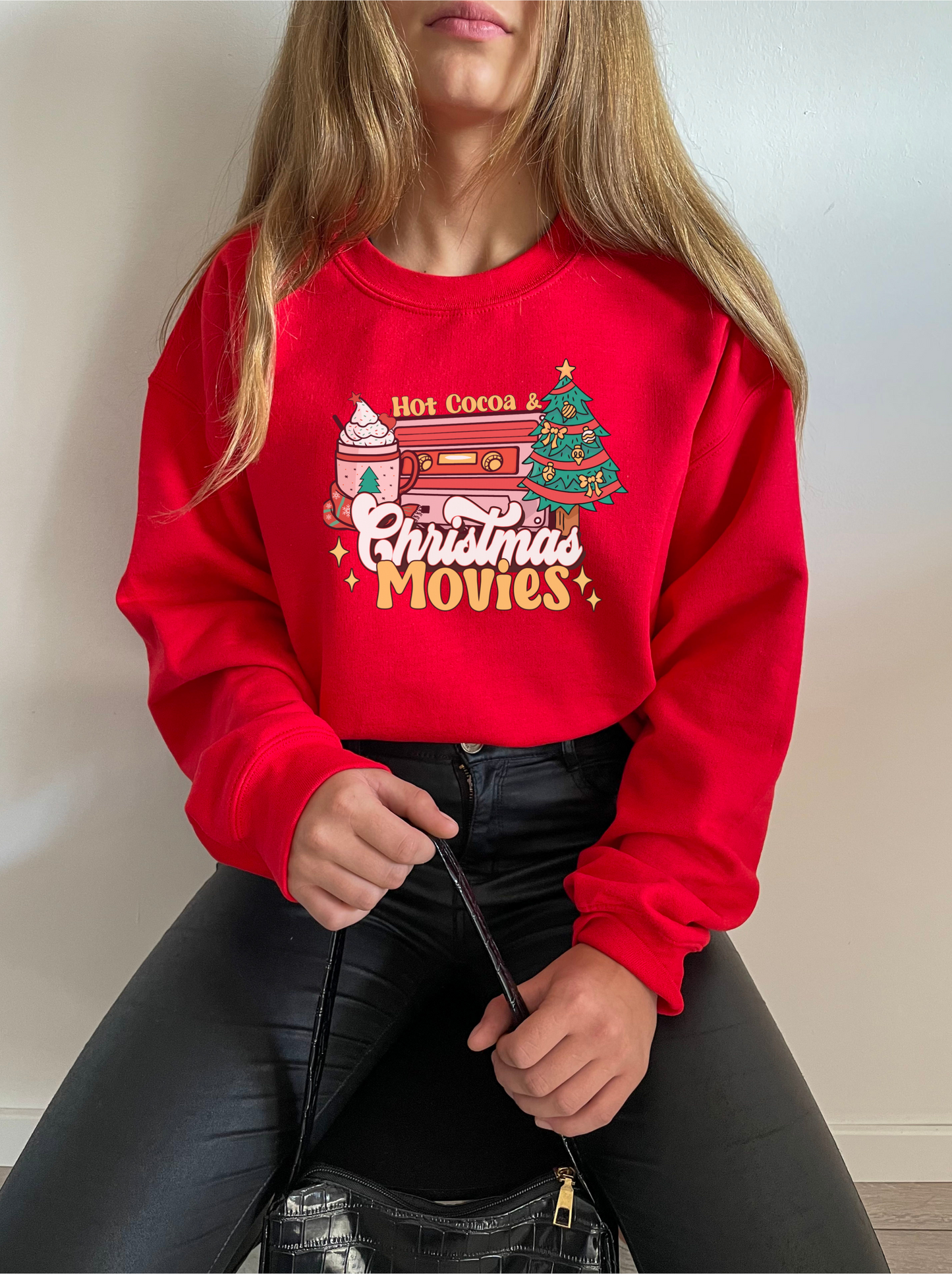 Christmas Movies [DTF] | Ready to Apply | This is a Physical Product | Transfer |